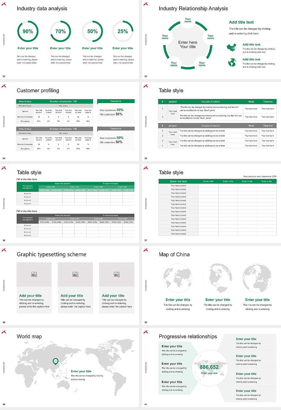 Ohkagakuen University Competition/Entrepreneurship Contest PPT Template16:9 ratio PPT effect preview image5