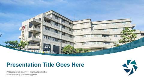 Okinawa University Course/Courseware Creation PPT Template