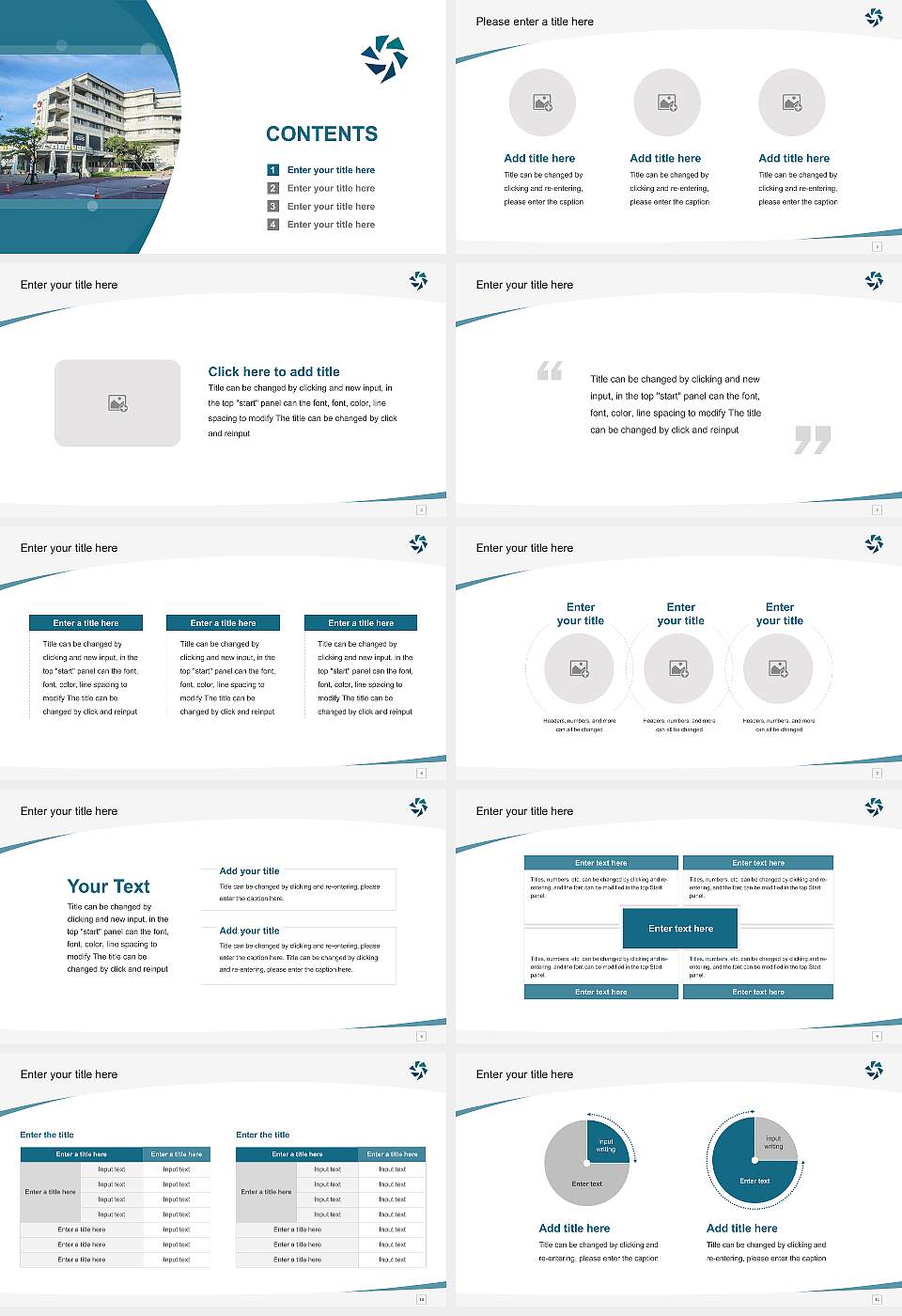 Okinawa University Course/Courseware Creation PPT Template16:9 ratio PPT effect preview image2