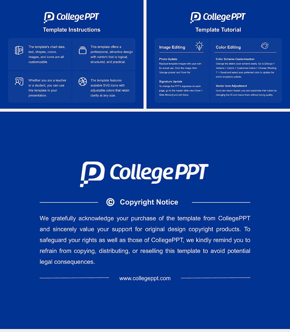 Osaka Aoyama University Course/Courseware Creation PPT Template4:3 ratio PPT effect preview image5