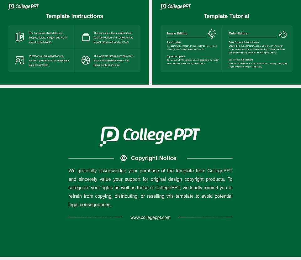 Osaka Shoin Women’s University Course/Courseware Creation PPT Template16:9 ratio PPT effect preview image5
