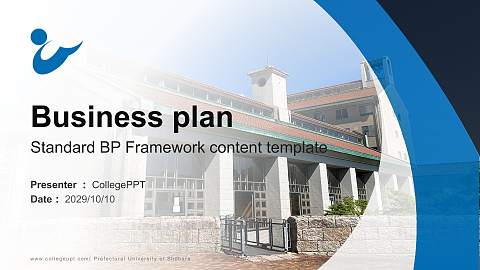 Prefectural University of Shōbara Competition/Entrepreneurship Contest PPT Template
