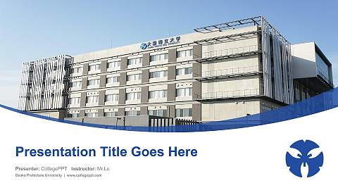 Osaka Prefecture University Course/Courseware Creation PPT Template