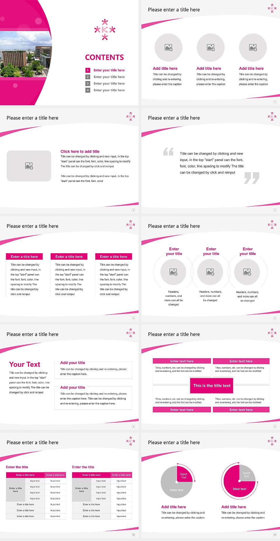 Osaka University of Economics Course/Courseware Creation PPT Template4:3 ratio PPT effect preview image2