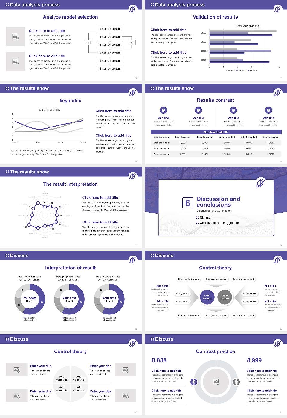 Osaka International University Graduation Thesis Defense PPT Template16:9 ratio PPT effect preview image5