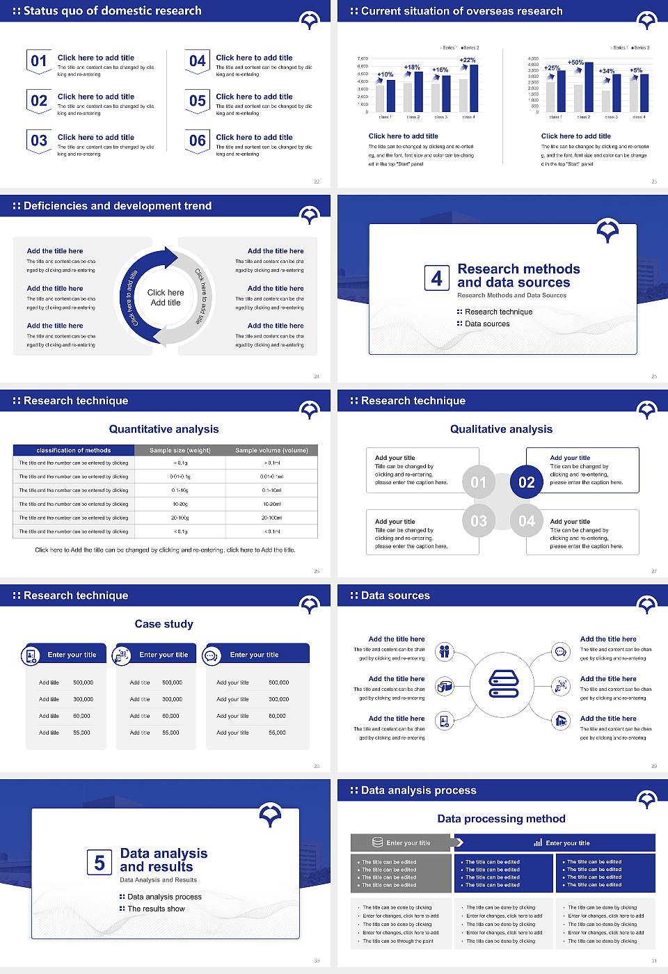 Osaka University Graduation Thesis Defense PPT Template16:9 ratio PPT effect preview image4