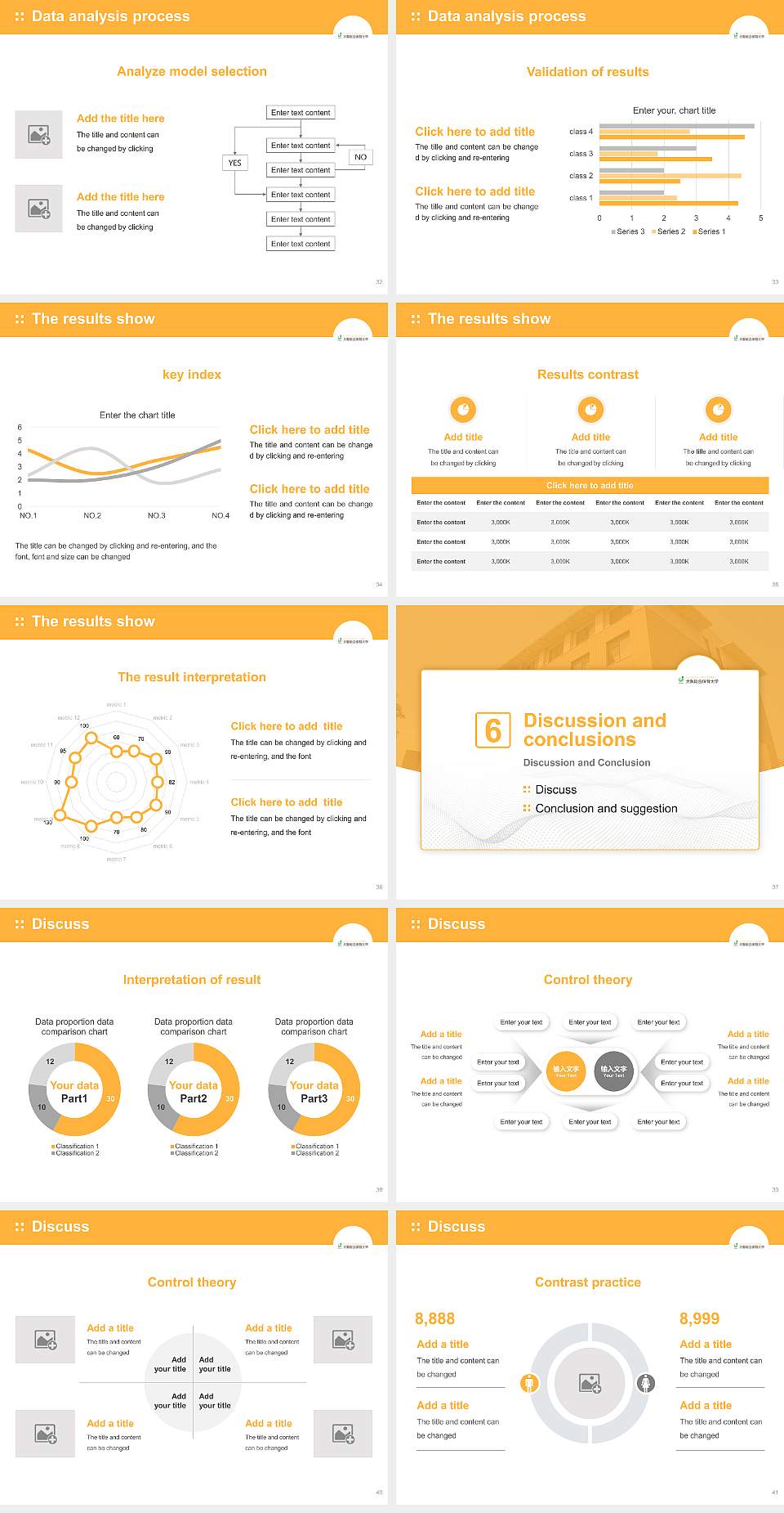 Osaka University of Comprehensive Children Education Graduation Thesis Defense PPT Template4:3 ratio PPT effect preview image5