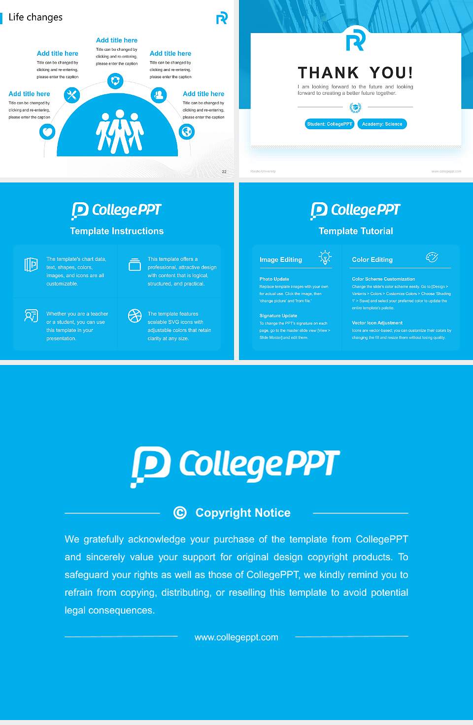 Rissho University National Scholarship Defense PPT Template4:3 ratio PPT effect preview image4