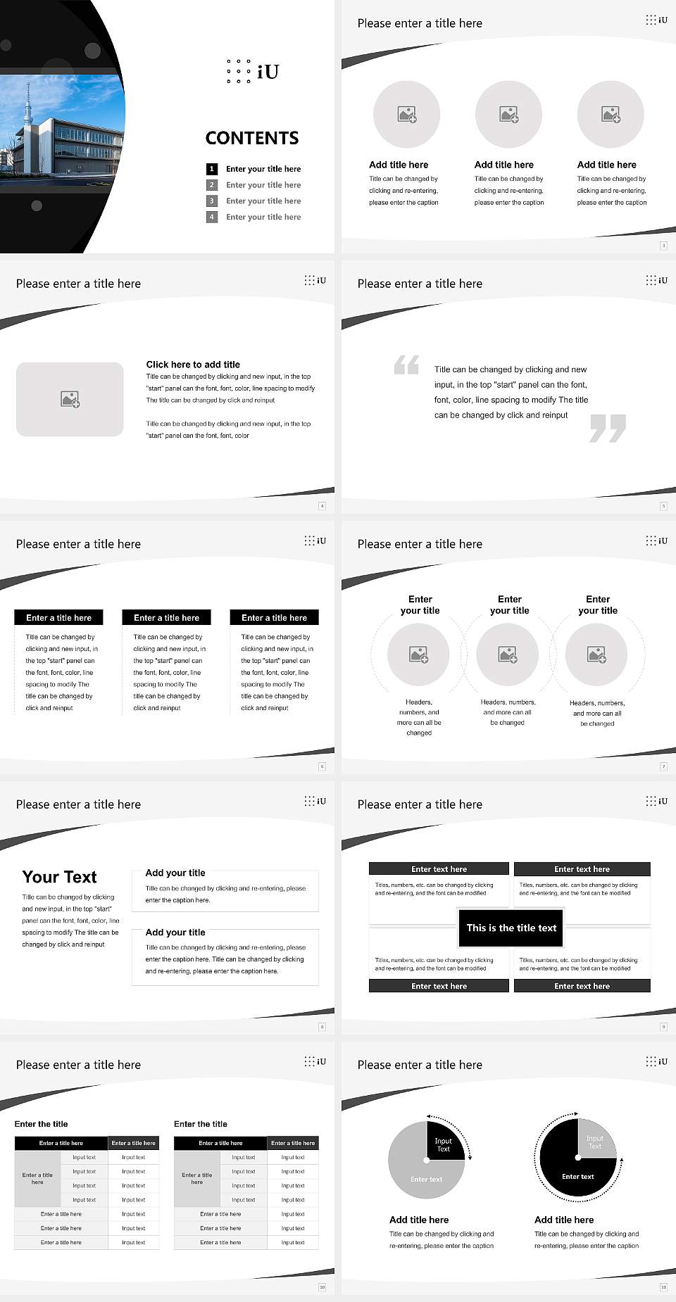 Professional University of Information and Management for Innovation Course/Courseware Creation PPT Template4:3 ratio PPT effect preview image2