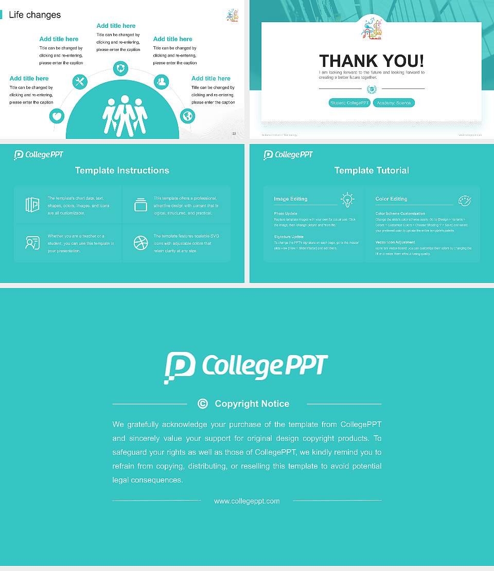 Saitama Institute of Technology National Scholarship Defense PPT Template16:9 ratio PPT effect preview image4