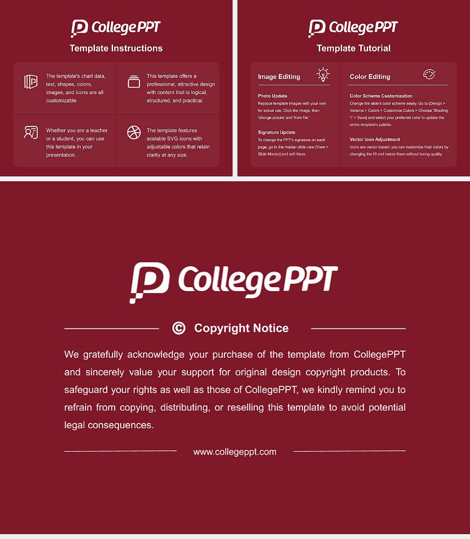 Sanjo City University Course/Courseware Creation PPT Template4:3 ratio PPT effect preview image5