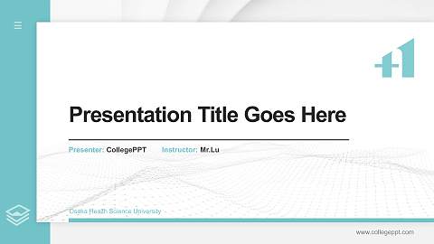 Osaka Health Science University Thesis Proposal/Graduation Defense PPT Template