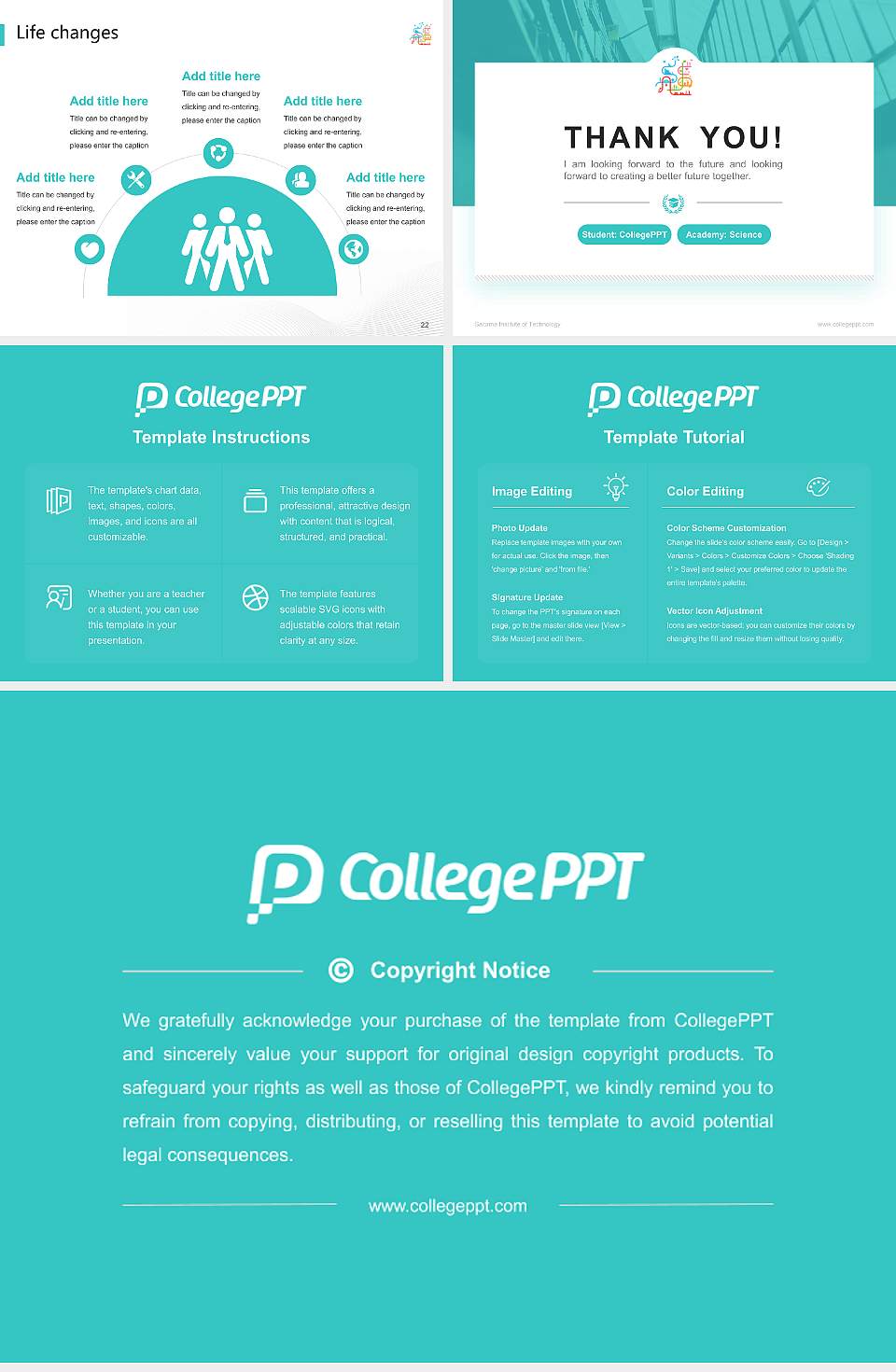 Saitama Institute of Technology National Scholarship Defense PPT Template4:3 ratio PPT effect preview image4