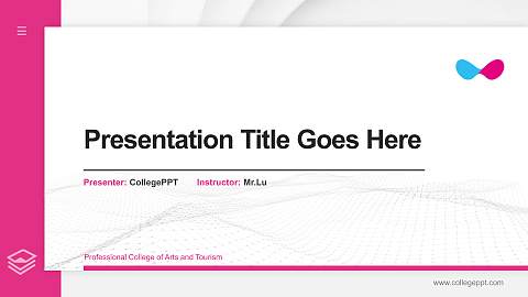 Professional College of Arts and Tourism Thesis Proposal/Graduation Defense PPT Template