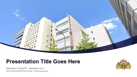 Ohara Graduate School of Accounting Course/Courseware Creation PPT Template