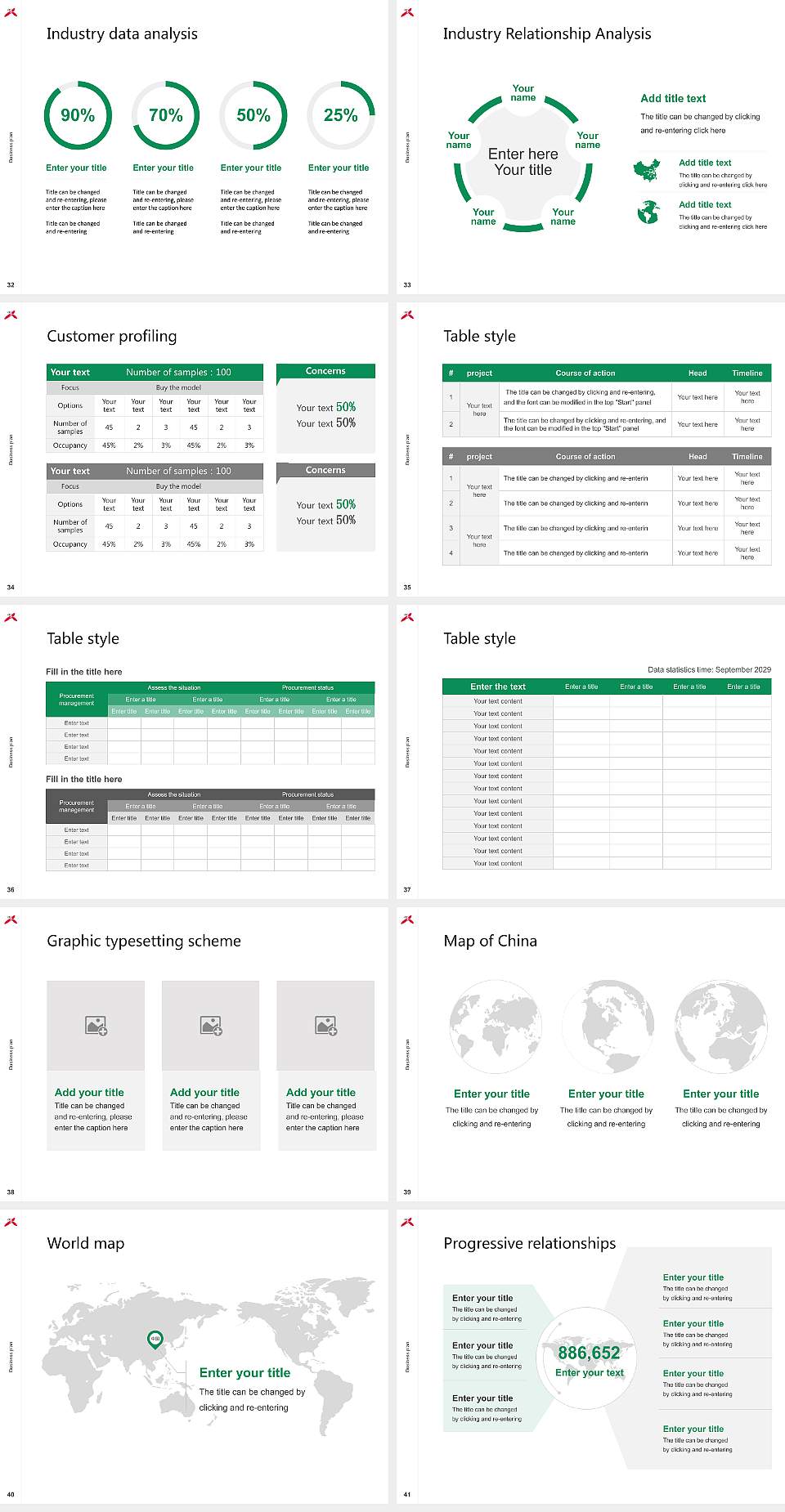 Ohkagakuen University Competition/Entrepreneurship Contest PPT Template4:3 ratio PPT effect preview image5