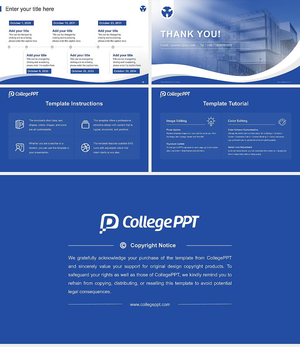Osaka Prefecture University Lecture Sharing and Networking Event PPT Template16:9 ratio PPT effect preview image4