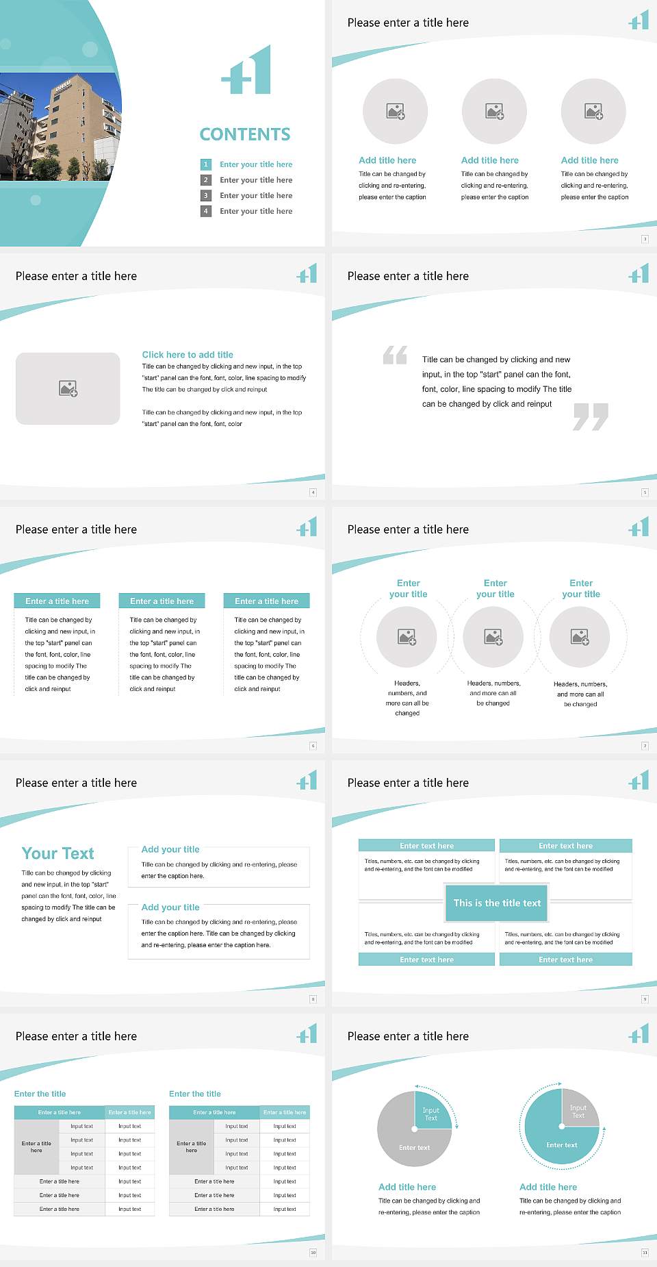 Osaka Health Science University Course/Courseware Creation PPT Template4:3 ratio PPT effect preview image2