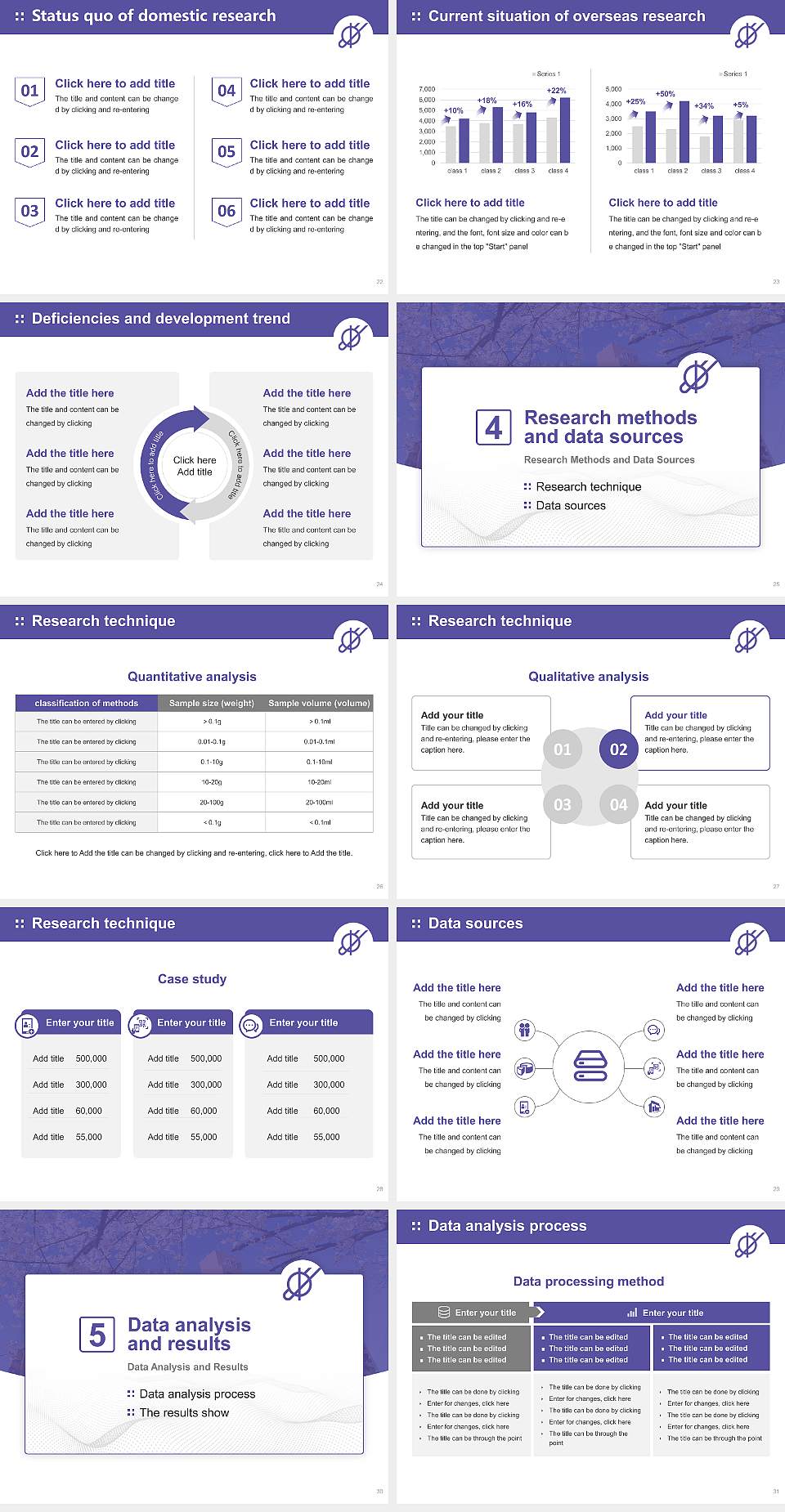 Osaka International University Graduation Thesis Defense PPT Template4:3 ratio PPT effect preview image4