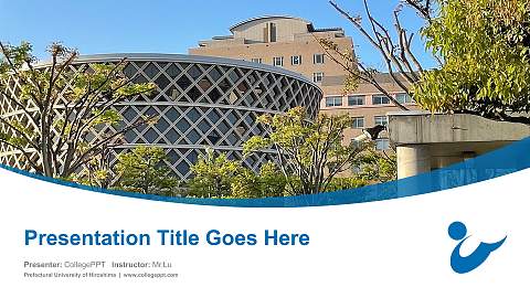 Prefectural University of Hiroshima Course/Courseware Creation PPT Template