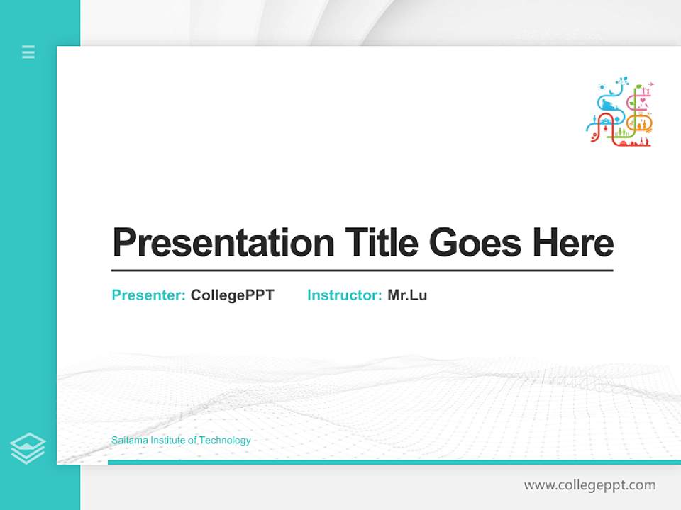Saitama Institute of Technology Thesis Proposal/Graduation Defense PPT Template4:3 ratio PPT effect preview image5