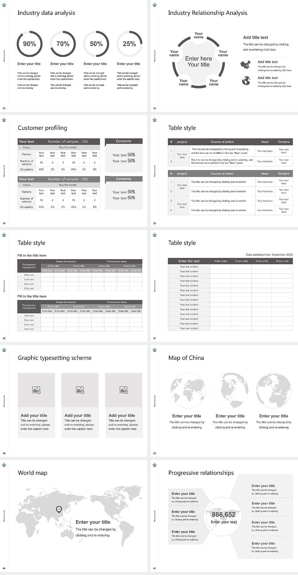 Onomichi City University Competition/Entrepreneurship Contest PPT Template4:3 ratio PPT effect preview image5