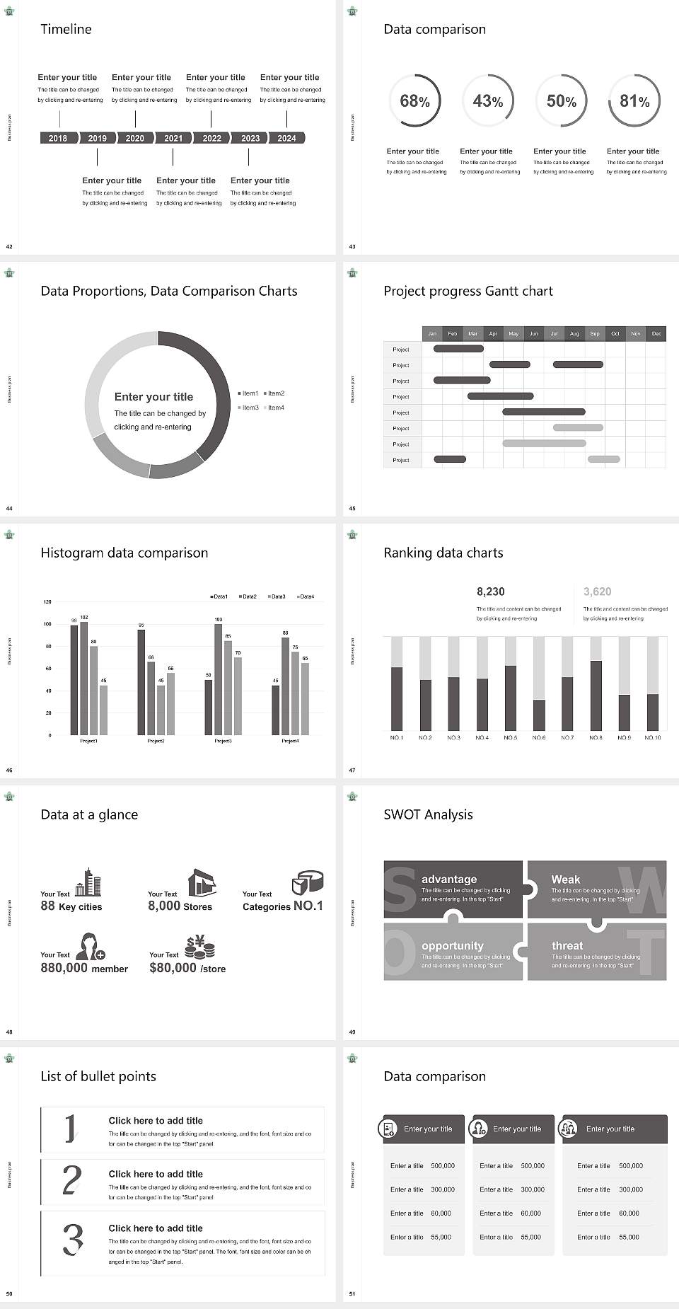 Onomichi City University Competition/Entrepreneurship Contest PPT Template4:3 ratio PPT effect preview image6