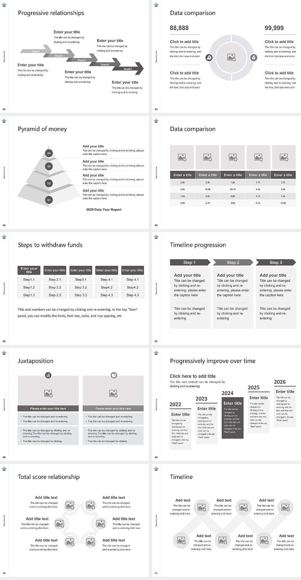 Onomichi City University Competition/Entrepreneurship Contest PPT Template4:3 ratio PPT effect preview image8