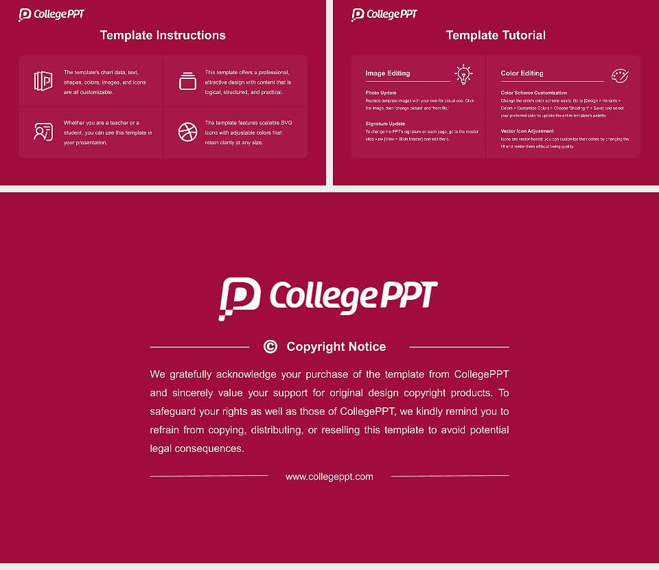 Ritsumeikan Asia Pacific University Course/Courseware Creation PPT Template16:9 ratio PPT effect preview image5