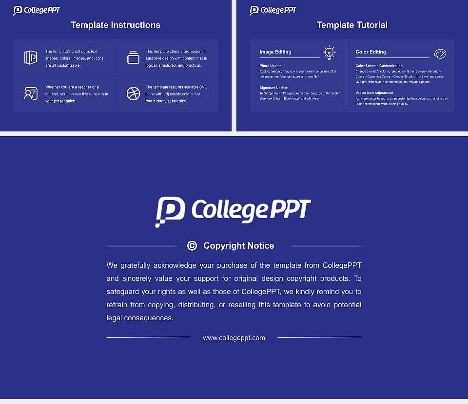 Notre Dame Seishin University Course/Courseware Creation PPT Template16:9 ratio PPT effect preview image5