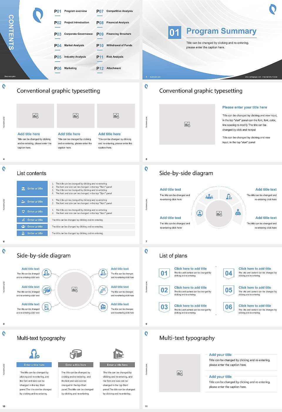 Osaka Dental University Competition/Entrepreneurship Contest PPT Template16:9 ratio PPT effect preview image2