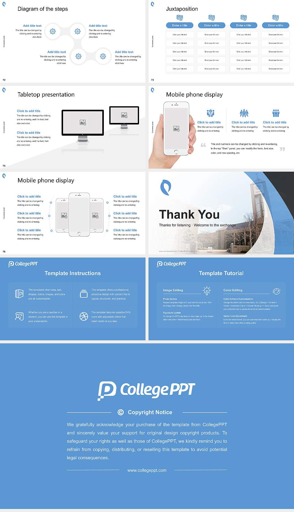 Osaka Dental University Competition/Entrepreneurship Contest PPT Template16:9 ratio PPT effect preview image9