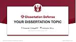 Otaru University of Commerce Graduation Thesis Defense PPT Template