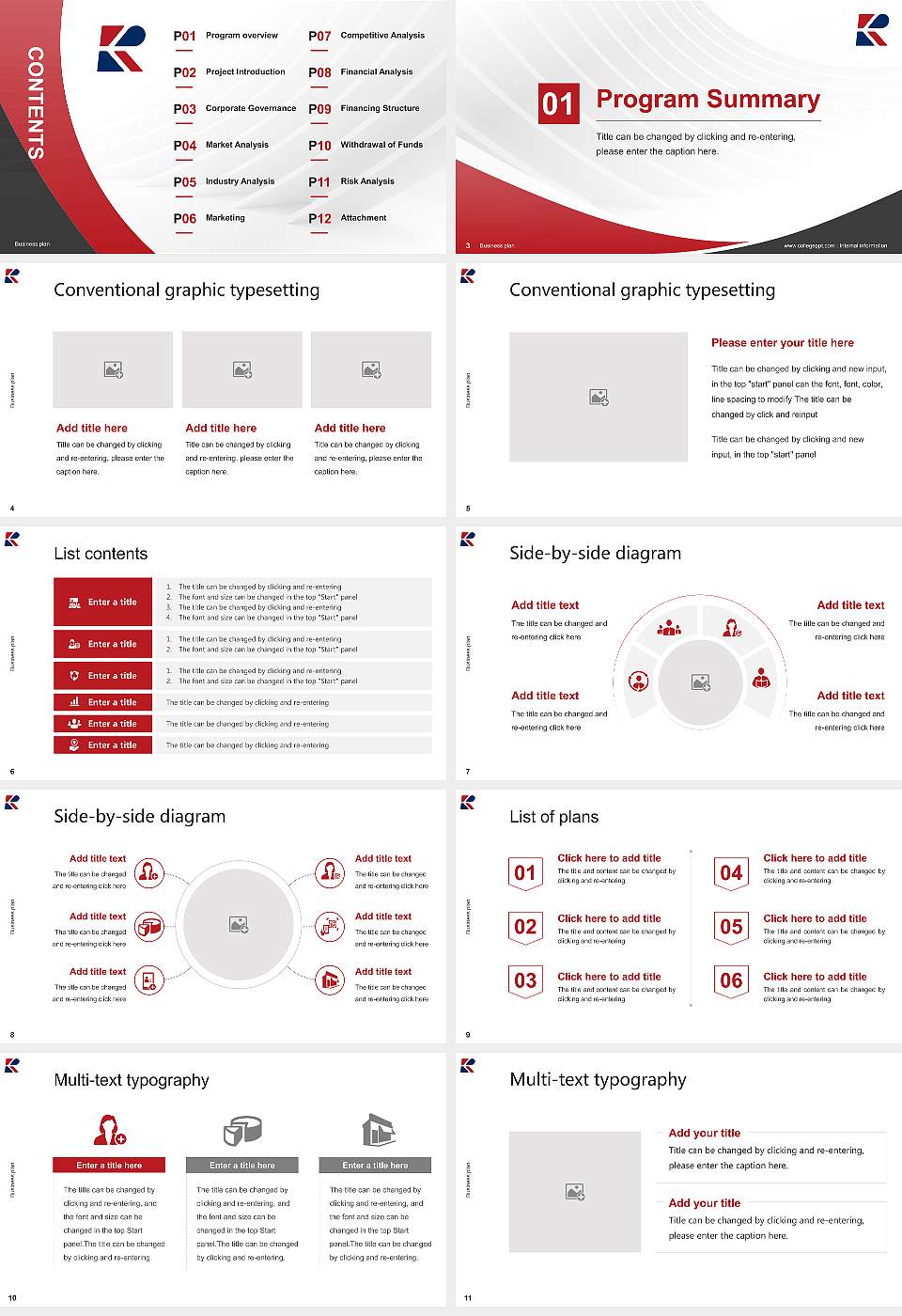 Ryutsu Keizai University Competition/Entrepreneurship Contest PPT Template16:9 ratio PPT effect preview image2