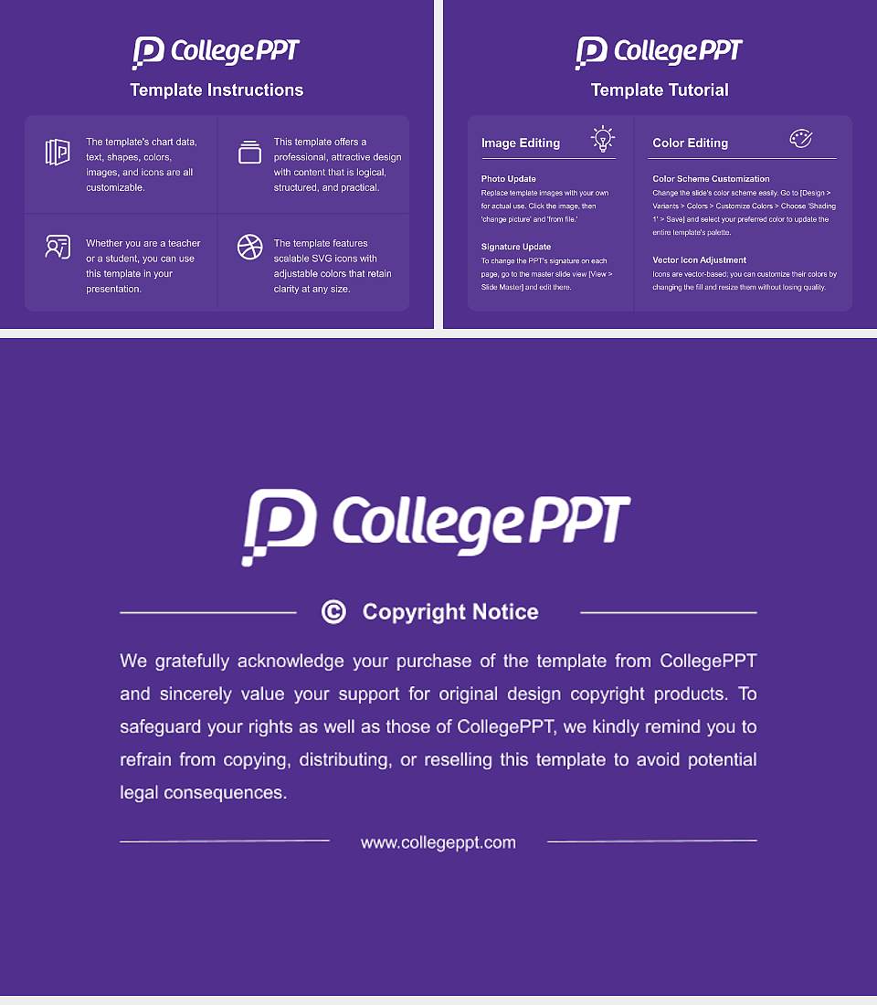 Okayama Prefectural University Academic Presentation/Research Findings Report PPT Template4:3 ratio PPT effect preview image5