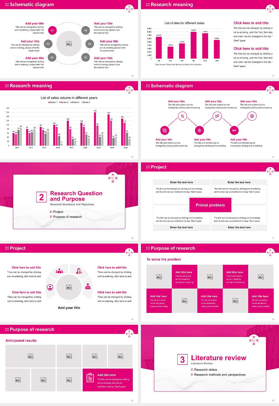 Osaka University of Economics Graduation Thesis Defense PPT Template16:9 ratio PPT effect preview image3