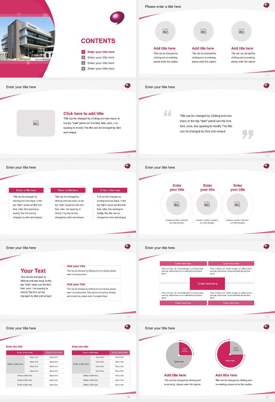 Osaka University of Commerce Course/Courseware Creation PPT Template16:9 ratio PPT effect preview image2