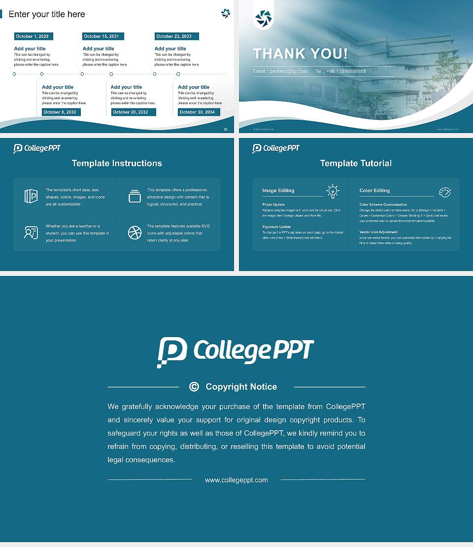 Okinawa University Lecture Sharing and Networking Event PPT Template16:9 ratio PPT effect preview image4