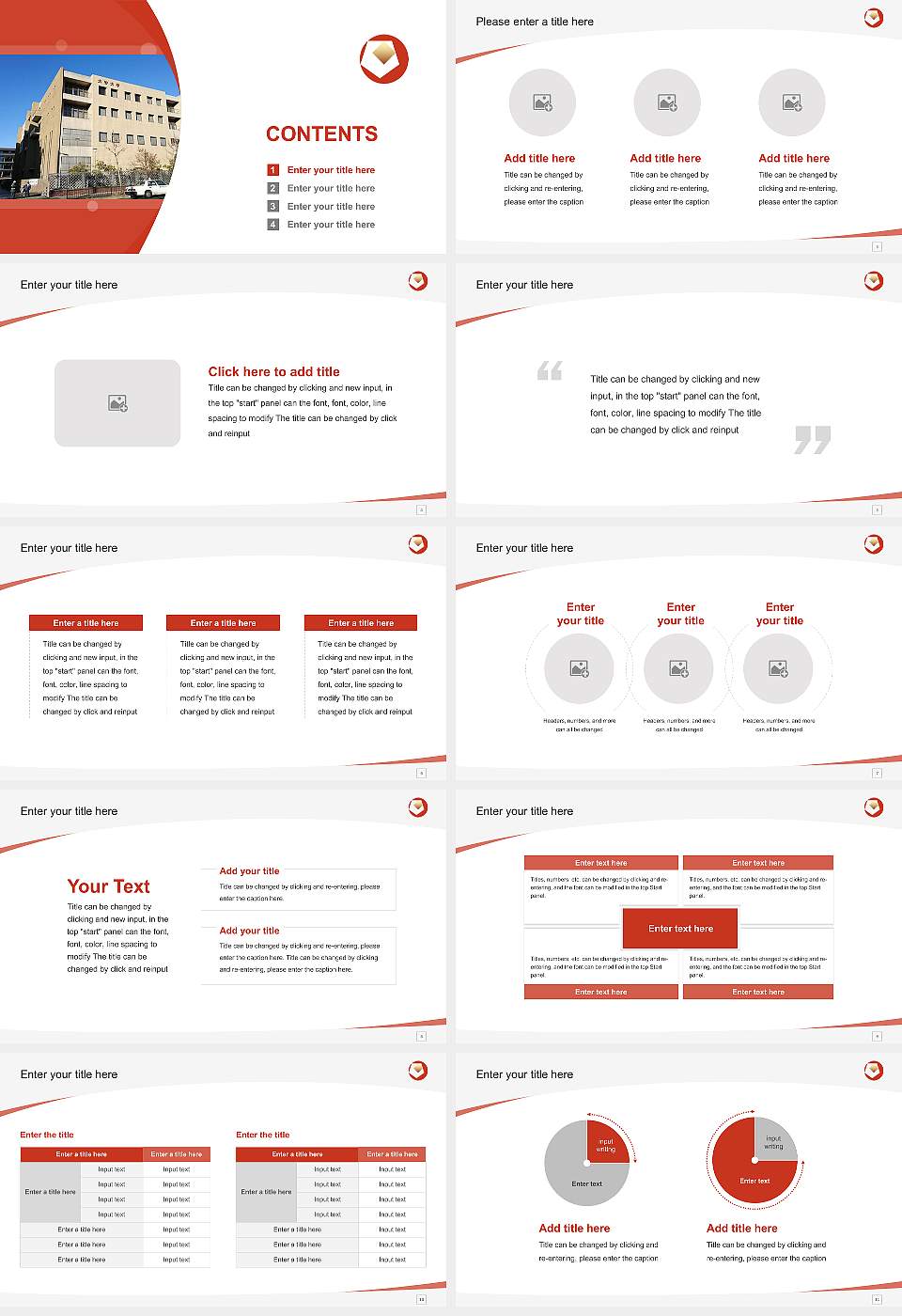 Otani University Course/Courseware Creation PPT Template16:9 ratio PPT effect preview image2