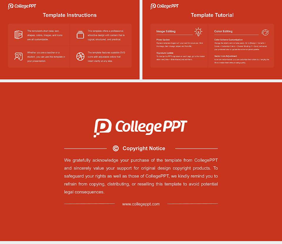 Otani University Course/Courseware Creation PPT Template16:9 ratio PPT effect preview image5