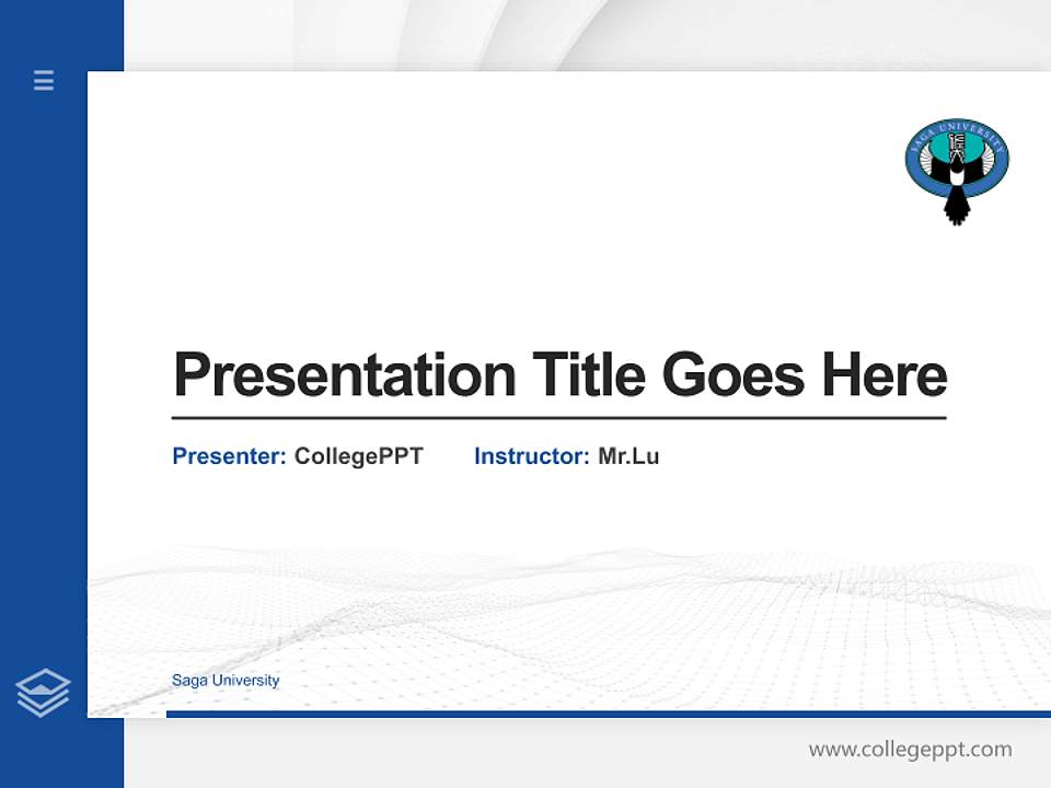 Saga University Thesis Proposal/Graduation Defense PPT Template4:3 ratio PPT effect preview image5