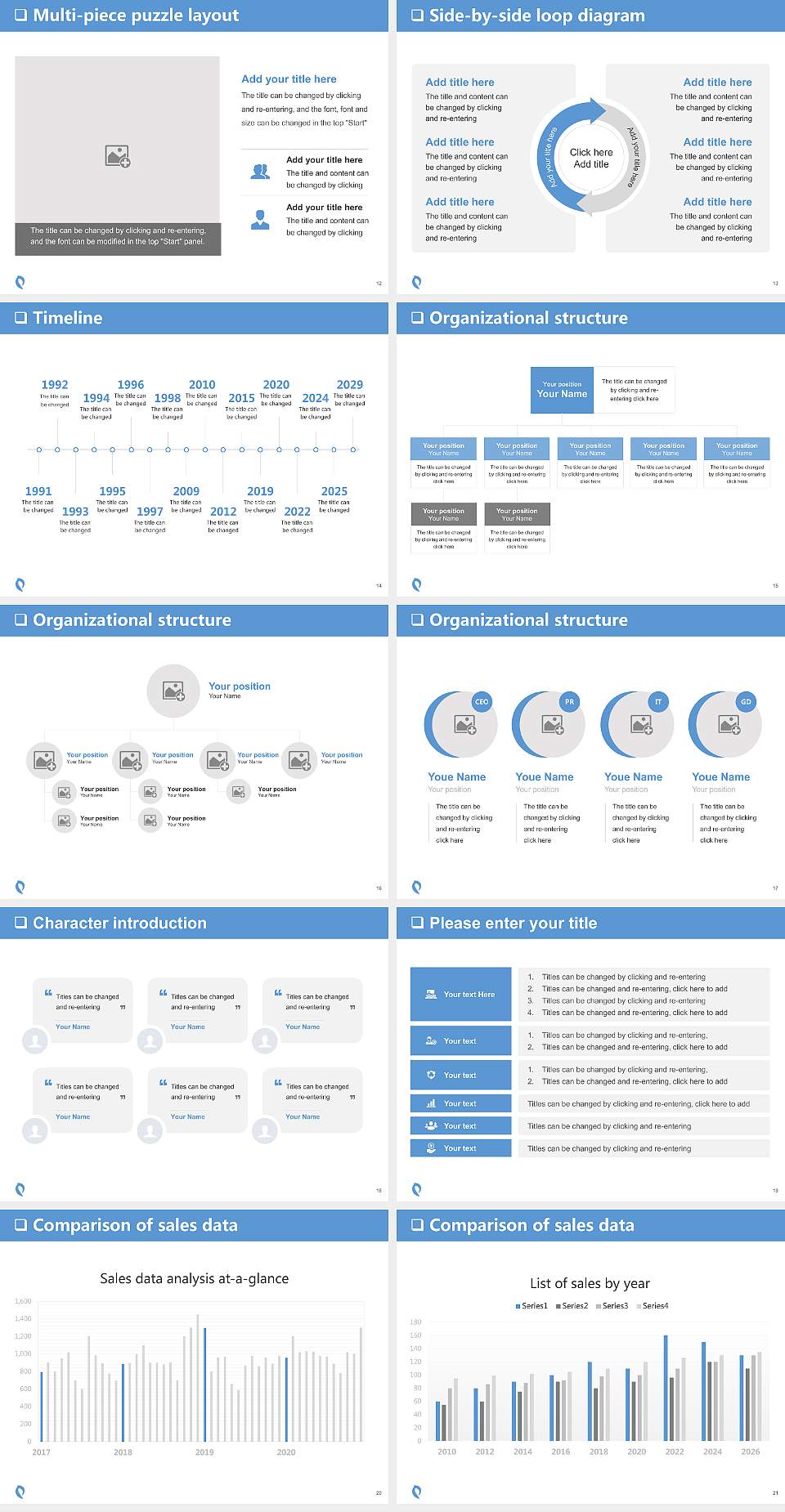 Osaka Dental University General PPT Template4:3 ratio PPT effect preview image3