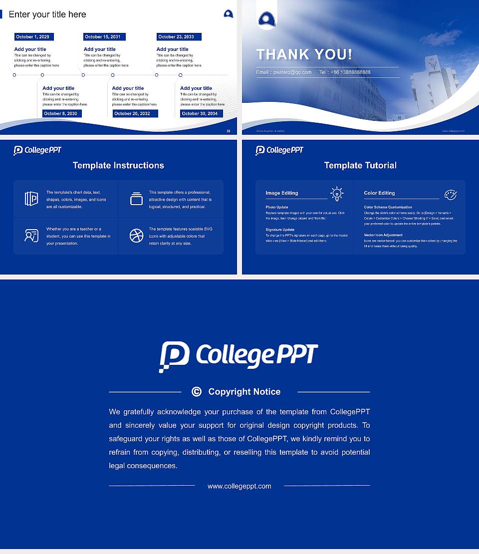 Osaka Aoyama University Lecture Sharing and Networking Event PPT Template16:9 ratio PPT effect preview image4