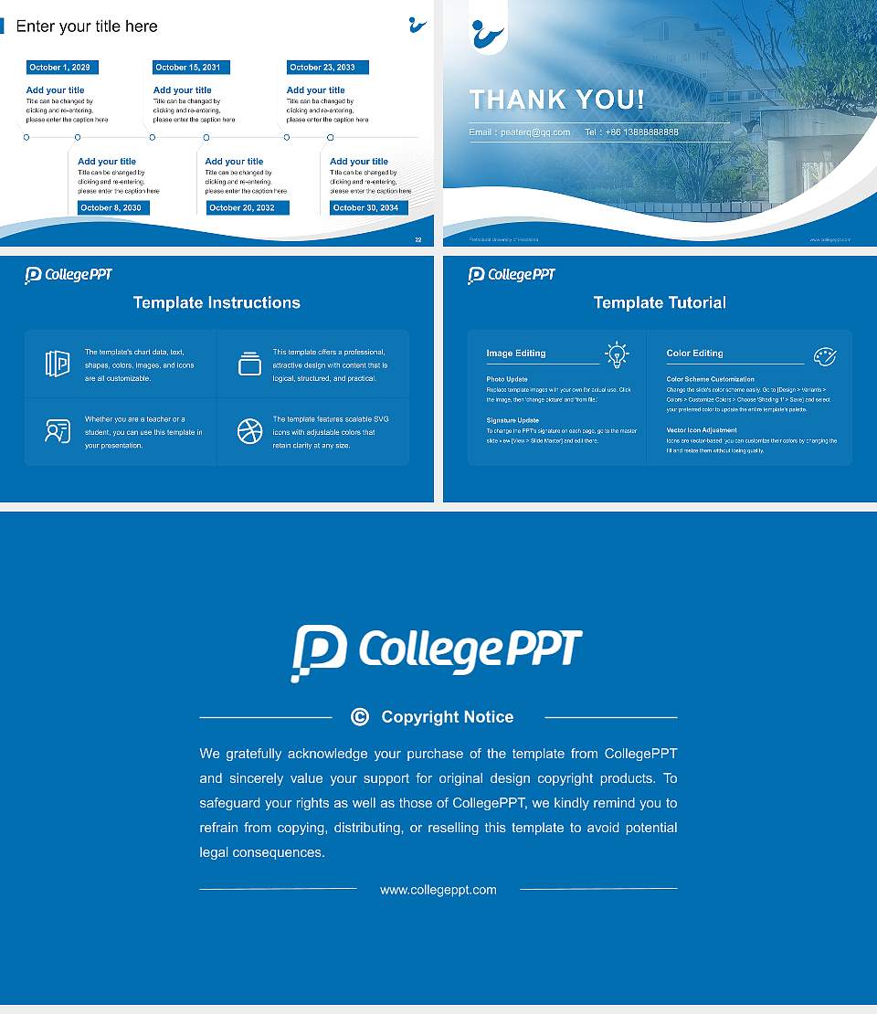 Prefectural University of Hiroshima Lecture Sharing and Networking Event PPT Template16:9 ratio PPT effect preview image4