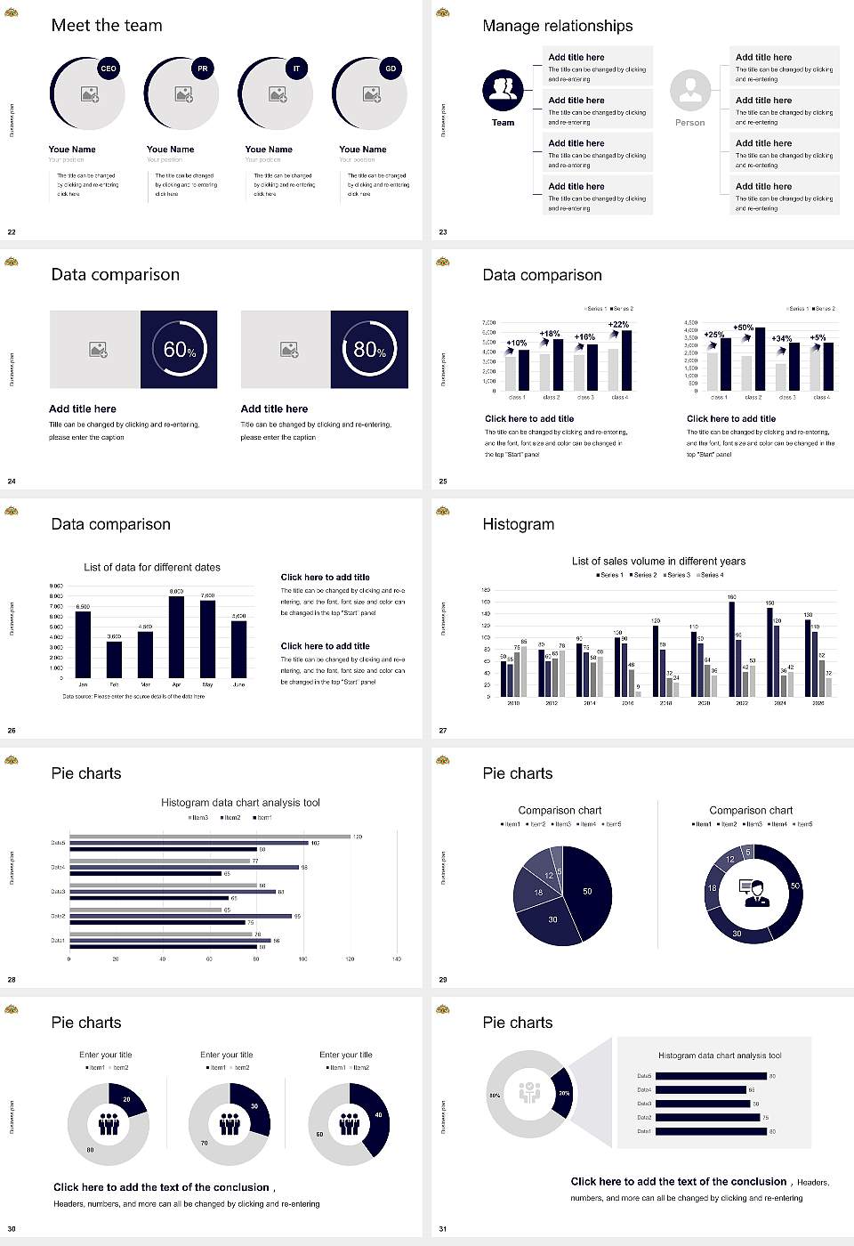 Ohara Graduate School of Accounting Competition/Entrepreneurship Contest PPT Template16:9 ratio PPT effect preview image4