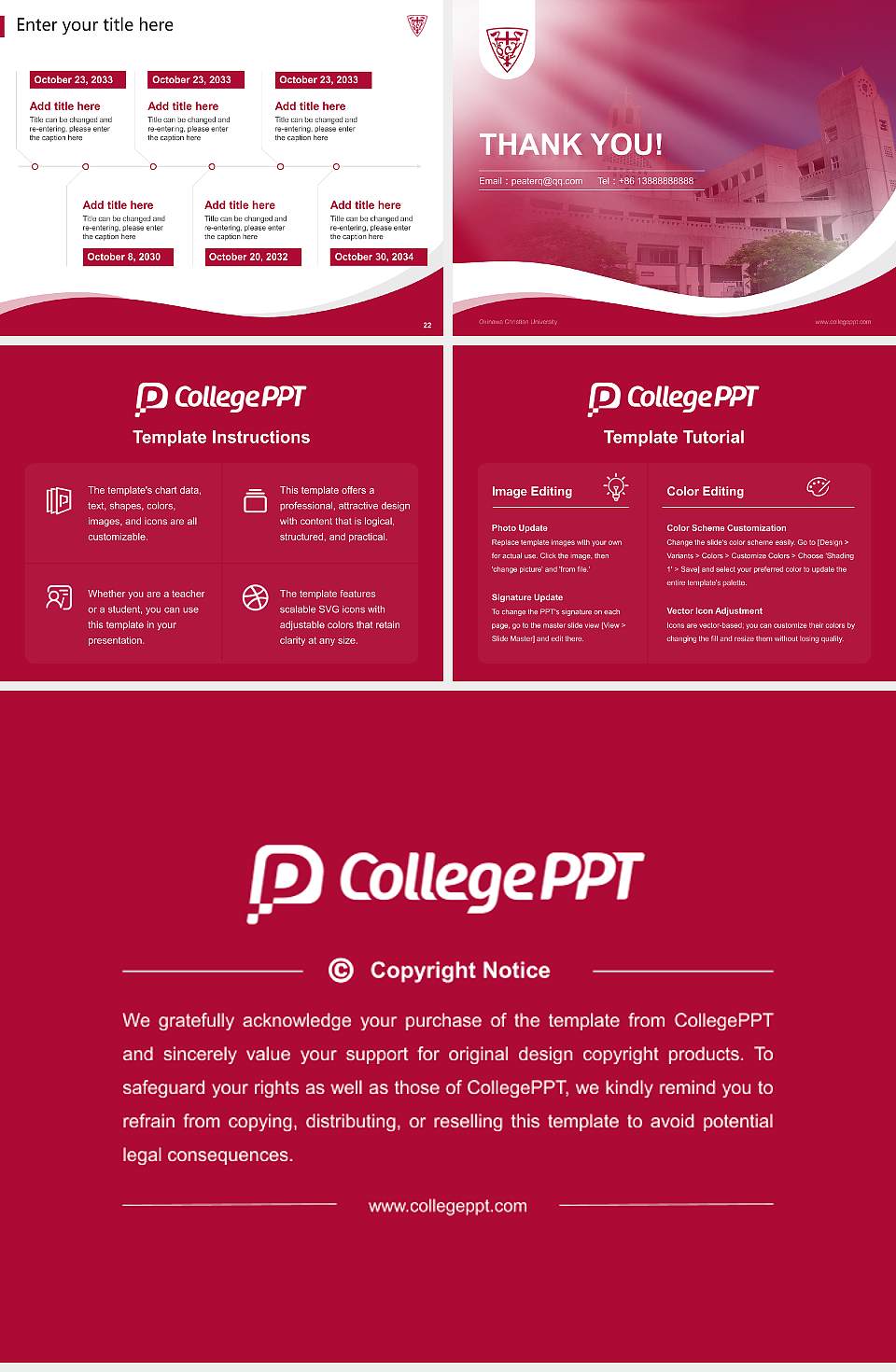 Okinawa Christian University Lecture Sharing and Networking Event PPT Template4:3 ratio PPT effect preview image4