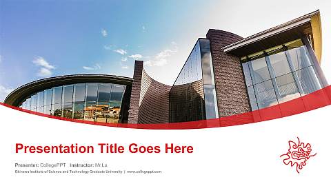 Okinawa Institute of Science and Technology Graduate University Course/Courseware Creation PPT Template