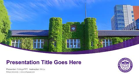 Rikkyo University Course/Courseware Creation PPT Template