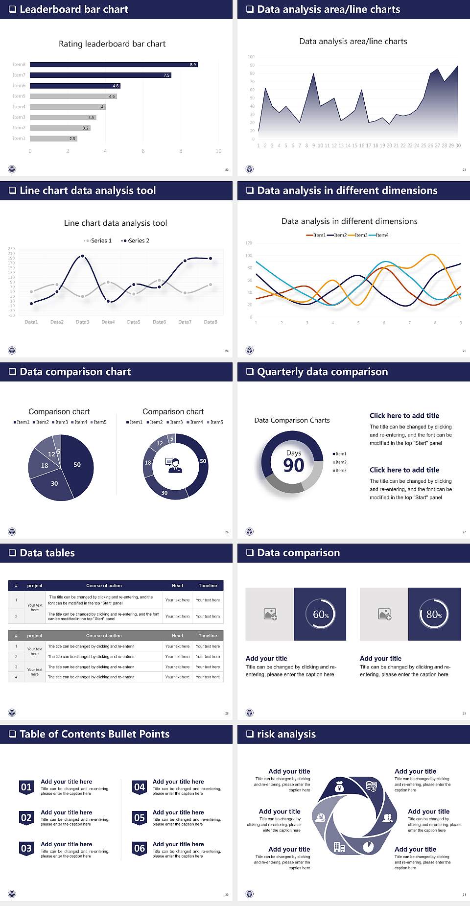 Ryotokuji University General PPT Template4:3 ratio PPT effect preview image4