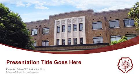Ochanomizu University Course/Courseware Creation PPT Template